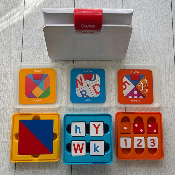 Osmo Genius Kit Fire Tablet Base and 5 Hands-on Games